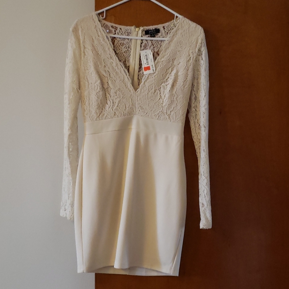 Cream colored dress